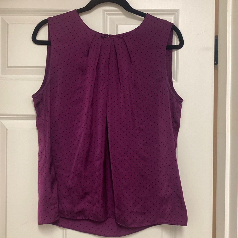 Jones New York Collection purple top